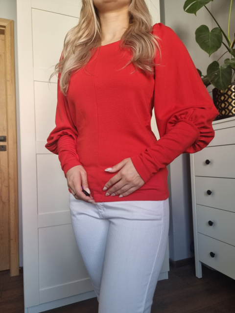 Czerwona bluzka InWear COPENHAGEN r.S Czerwona bluzka InWear COPENHAGEN r.S