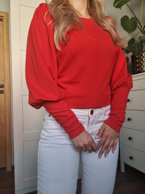 Czerwona bluzka InWear COPENHAGEN r.S Czerwona bluzka InWear COPENHAGEN r.S