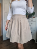 Pleated skirt, eqru, GINA TRICOT r.38