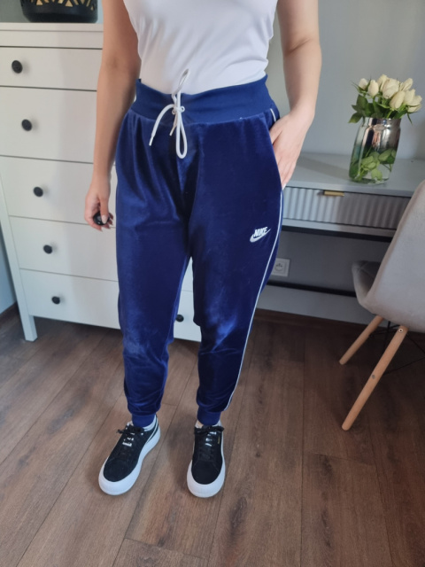 Sweatpants, NIKE, blue, size S