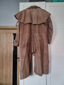 Beige coat made of 100% natural leather from Africa