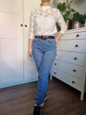 Jasnoniebieskie mum jeans H&M