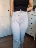 Light grey, melange sweatpants