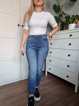 Niebieskie jeansy STRAIGHT, DENIM by TU, r. 8