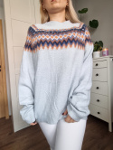 Sweter LT Clothing, geometryczny wzór, r. XL