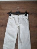 White mom jeans for a girl, size 140 cm.