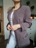 Taupe ala suede jacket