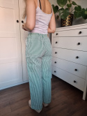 Green Striped Pants for a Girl, 14 Years / 164 cm, Sofie Schnoor