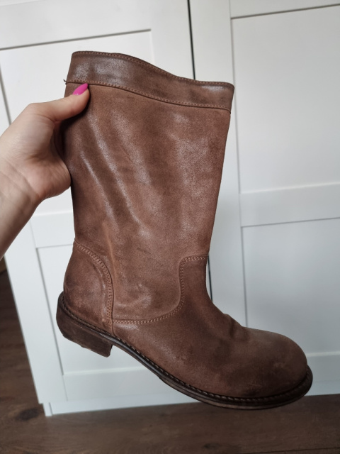 Ankle boots Patrizia Pepe, natural leather, size 38