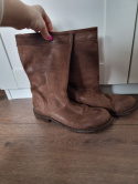 Ankle boots Patrizia Pepe, natural leather, size 38