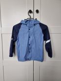 Blue waterproof jacket for 116 cm