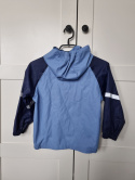 Blue waterproof jacket for 116 cm