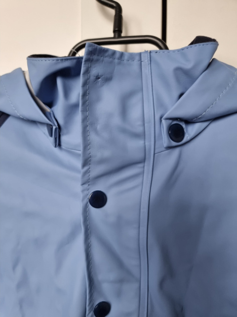 Blue waterproof jacket for 116 cm Blue waterproof jacket for 116 cm