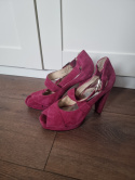 Block-heeled sandals Michael Kors, magenta, size 38