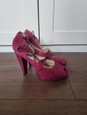 Block-heeled sandals Michael Kors, magenta, size 38