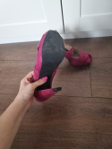 Block-heeled sandals Michael Kors, magenta, size 38