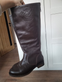 Chocolate Guess boots, size 38