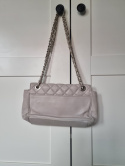 Beige shoulder bag Guess