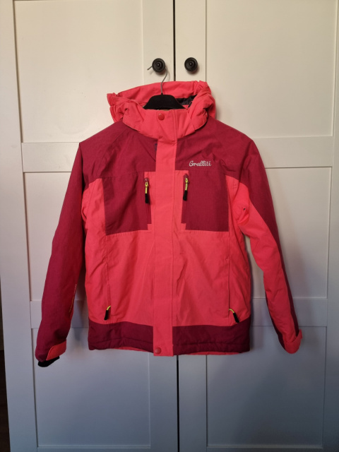 Girls' winter jacket, for skiing, 12 years Girls' winter jacket, for skiing, 12 years