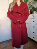 Red coat with wool