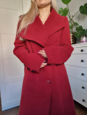 Red coat with wool