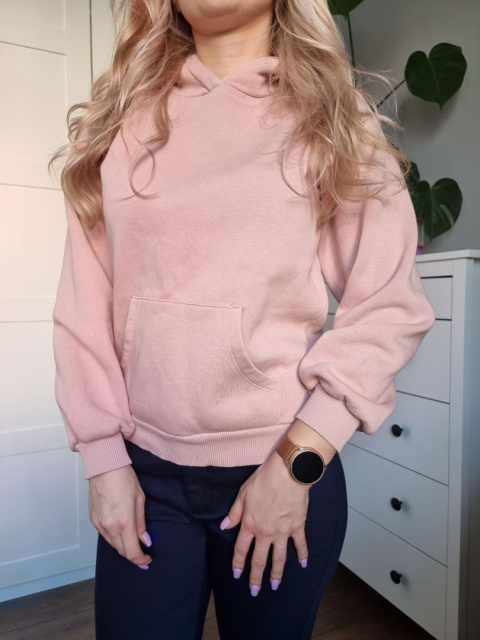 Powder pink hoodie