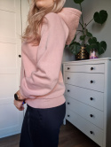 Powder pink hoodie