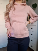 Powder pink hoodie