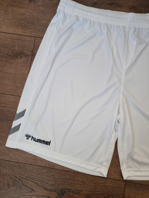 Bílé pánské kraťasy Hummel, novinka 3XL Bílé pánské kraťasy Hummel, novinka 3XL