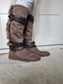 Kožešinové kozačky Guess, vel. 38