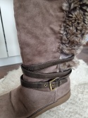 Kožešinové kozačky Guess, vel. 38